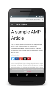 AMP - Accelerated Mobile Pages by google